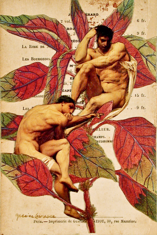 men in trees